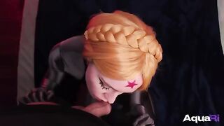 The cute girl from the Atomic Heart team is getting fucked hard