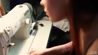 Stop sewing, let's enjoy some intimate fun with Luna Rishi’s fiery passion