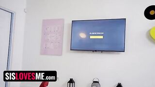 Stepbro comforts his step sis Harlow West after break up