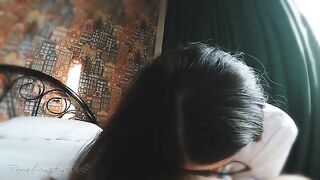 Asian Tik Tok girl Nastystuf looks like a teacher, fucks sweetly in the ass, cum on my face - Exclusive