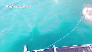 Fucking in a public yacht, a daring and passionate act