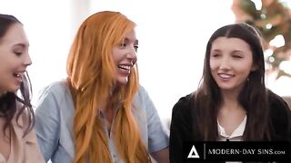 Lauren Phillips helps out two virginal lesbians in a steamy situation