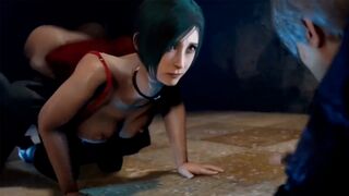Ada Wong gets fucked by Leon in a steamy lab session - Resident Evil Porn