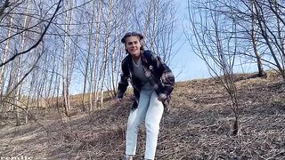 You can go camping with such a whore, a daring outdoor escapade