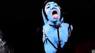 Twi’lek gets tied up and pleases an alien master in this Star Wars parody