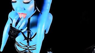 Twi’lek gets tied up and pleases an alien master in this Star Wars parody