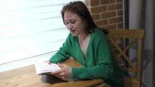 The bookish student learned the Kamasutra and got fucked hard