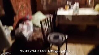 A pick-up guy fucked a whore in an abandoned house