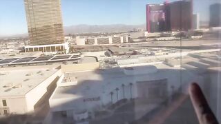 Rocky Emerson caught with a sneaky link in the hotel room mirror