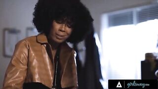 Detective Misty Stone gets fucked on the police table