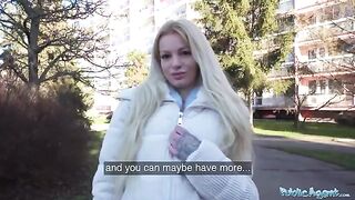 Public Agent German blonde MILF Kaira Kampen gets fucked for cash