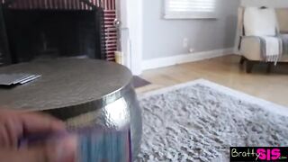 Gina Valentina does her first lap dance for her stepbrother in this steamy scene
