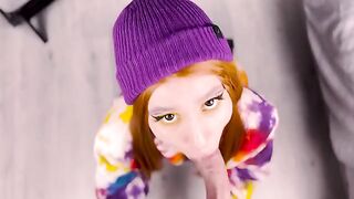 Redhead cutie presented her ass to me after a blowjob in 4K