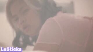 Hot Asian babe, a stunning Pinay star, gets her pussy full of cum and juices