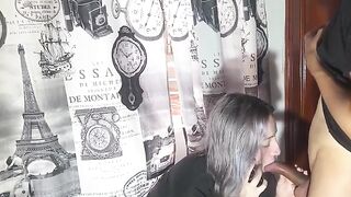 An extremely unfaithful girl gets intimate with her stepbrother while talking to her boyfriend on the phone