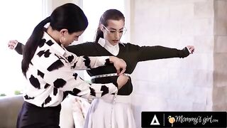 Horny stylist Penny Barber makes shy teen succumb to lust