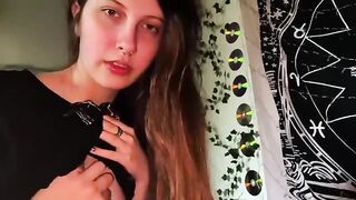 A step sister got a big dick sucked by Russian schoolgirl