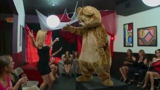 Bunch of hoes sucking big dicks in the club, pure chaos