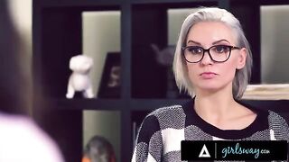 Busty counselor Kenzie Taylor saves Asian marriage with her skills