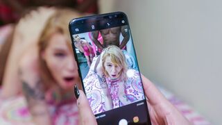 College babes Lyra Lockhart and Nora Ivy get fucked during a sorority initiation