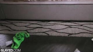 Fit lesbians Vanna and Alexis enjoy hardcore sex with toys in a steamy SLAYED scene