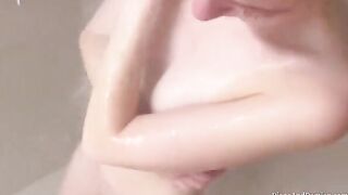 We shower, massage each other, and have sex over the couch in a steamy scene