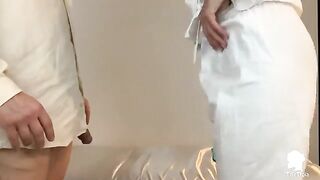 The nurse visits the patient with erectile problems