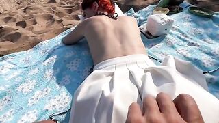 Beach sex and kebabs with a rural couple