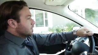 Brandi sneaks to see her secret lover, almost caught by her husband