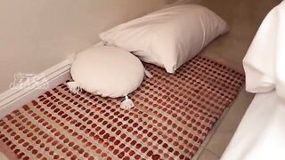 I had to share a bed with my sister's best friend because of lack of space