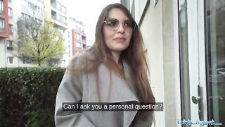 Babysitter Miriam More, a hot Italian beauty, gets fucked by a stranger