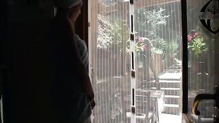 The gardener gets repaid in kind for his hard work by the homeowner