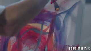 Art teacher Silvia Saige seduces her student with passion