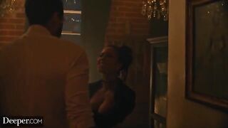 Kinky burlesque dancer Kira gets creampied after party by enigmatic figure