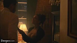 Kinky burlesque dancer Kira gets creampied after party by enigmatic figure