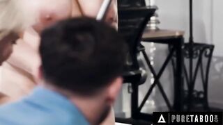 The swinging couple seduced the maid for a threesome with Natasha Nice