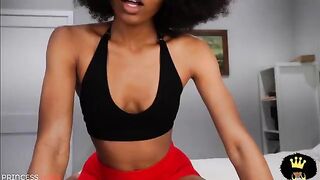 Stepmom catches you jerking off and finishes with a bang in this steamy scene