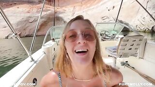 Boat sex with Molly Pills on a naughty vacation