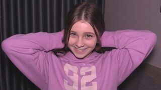The girl was fucked by a guy with an incredibly big cock, showcasing intense passion