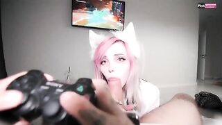 I fucked a sweet-faced babe while playing Genshin Impact, it was epic