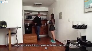 Aglaia Spicy delivers her ass at a friend's house in this steamy anal creampie scene
