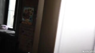 Hungary beauty Sindy with natural 34A tits gets fucked hard by neighbor