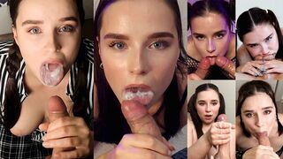A compilation of juicy blowjobs and cumshots that will make you lose your mind