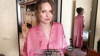 I jerked off with my stepmom's panties and she squirted on me