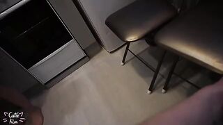 A schoolgirl got a big cock and cum after 3 minutes