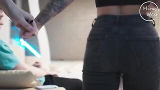 A hot wife surprised her husband with an incredible threesome experience
