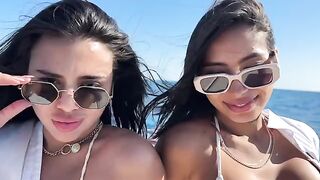 We seduced a boat captain for a delicious cumshot threesome