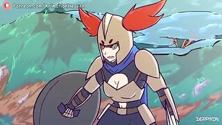 The animated treasure hunt ends with a hot hentai ending