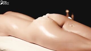 A masseuse helps her client with a relaxing massage and finishes with a happy ending