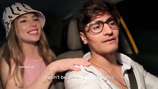 Dani Ortiz destroys the taxi driver's dick just before her wedding